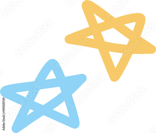 Handdrawn cute star