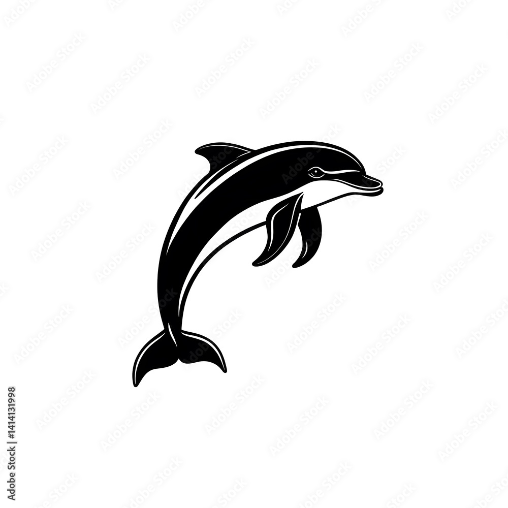 Naklejka premium dolphin vector illustration