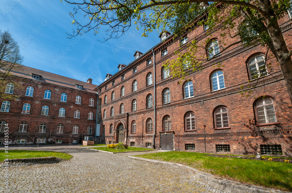 Obraz premium The Polish Post Office Museum in Gdańsk, Pomeranian Voivodeship, Poland