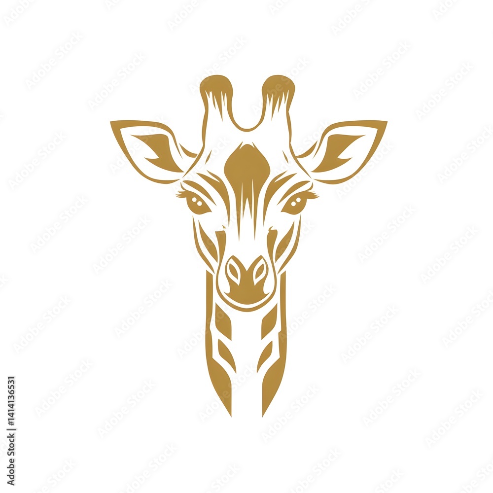 Fototapeta premium giraffe vector illustration
