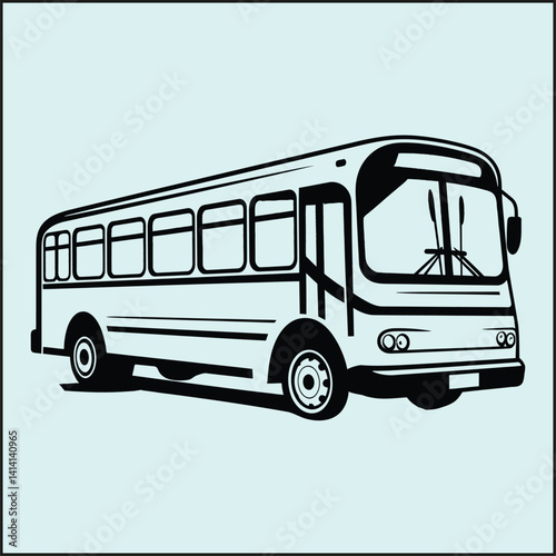 Bus Silhouette, Vehicle