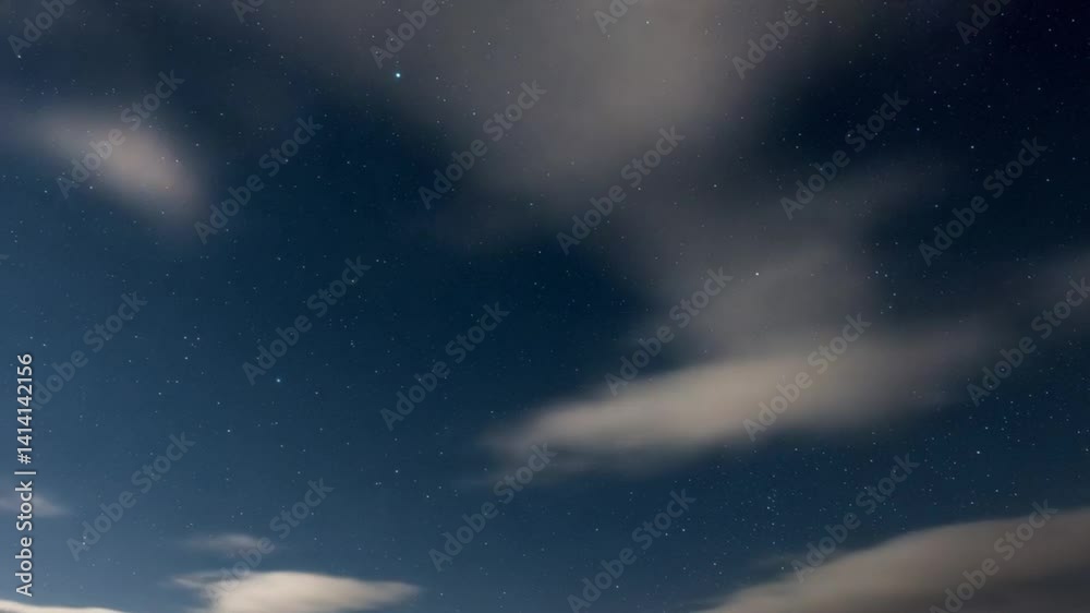 星空雲海 静寂漂う 夜空の美しさ