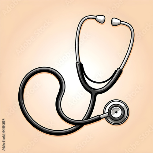 stethoscope isolated on white background