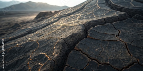 Cracked Earth Landscape Clo...