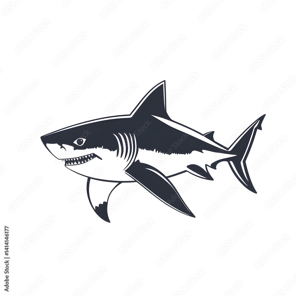 Obraz premium great white shark