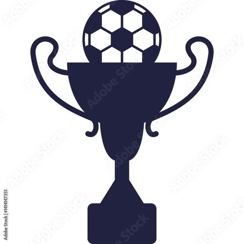 Soccer Trophy Sillhouette