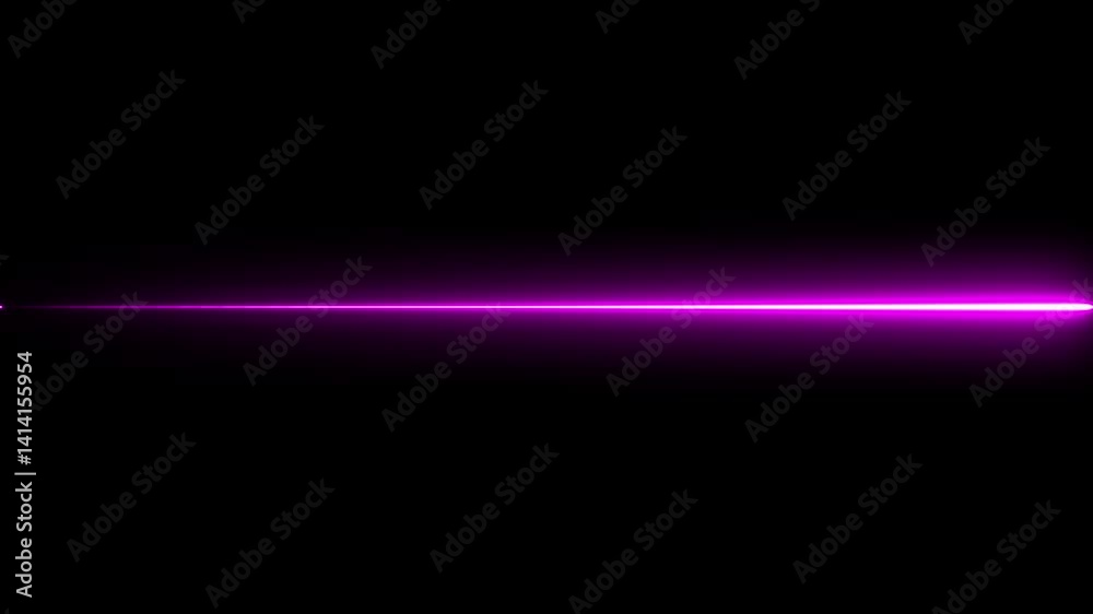 Glowing neon line light Black Background 4k animation. Glowing neon line light Black Background 4k animation.