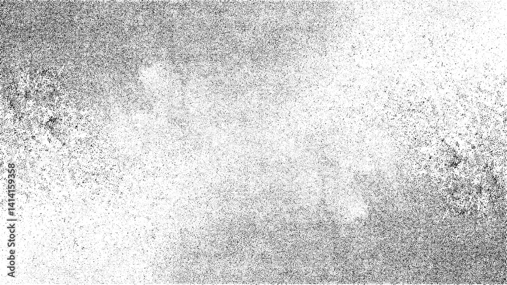 Grain noise background, gradient pattern with vector dust dots grunge texture, old, grunge background texture, Heavy grunge or grime marks on transparent background. 