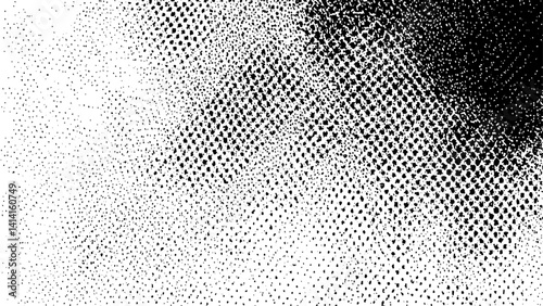 A digital illustration of a grunge background with cracks. Old grunge black texture. Dark weathered overlay pattern sample on transparent background. Abstract black dust isolated on white background,