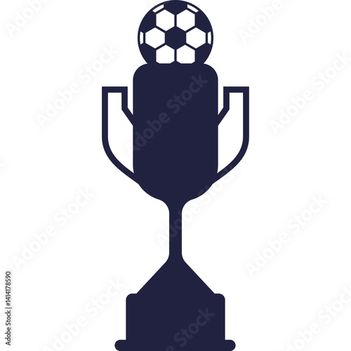 Soccer Trophy Sillhouette