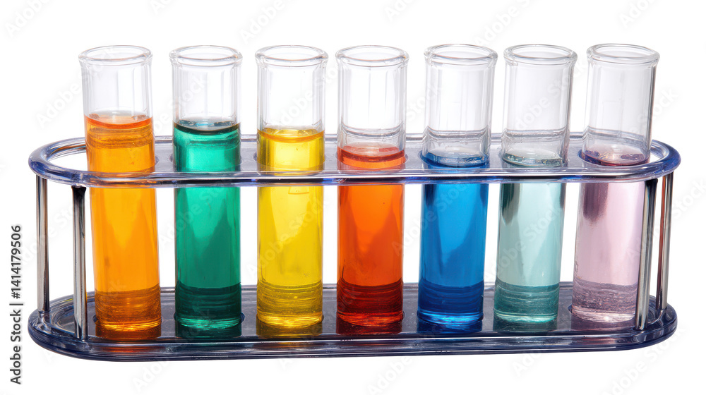 Rainbow Chemistry: A Spectrum of Solutions in Test Tubes, Exploring Scientific Possibilities and Laboratory Discoveries with Colorful Liquid Compounds. Rainbow Chemistry: A Spectrum of Solutions in Test Tubes, Exploring Scientific Possibilities and Laboratory Discoveries with Colorful Liquid Compounds.