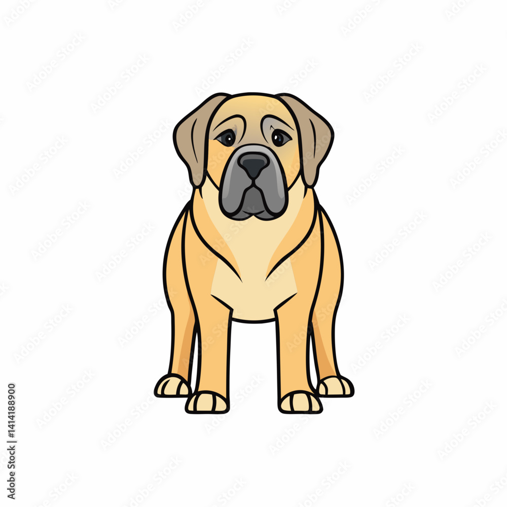 Obraz premium dog with a bone