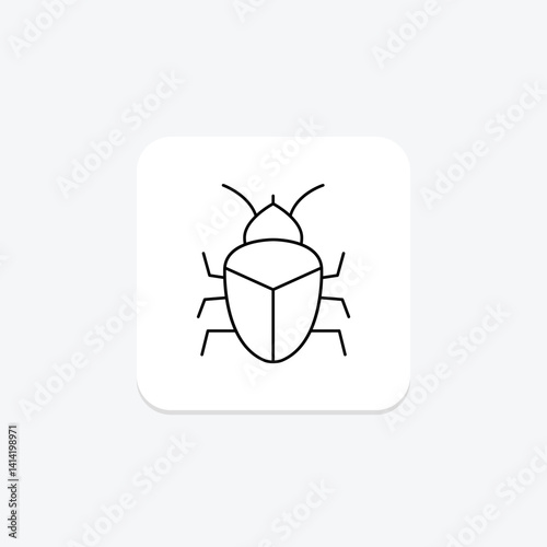 Stinkbug, vector, pixel perfect, illustrator file