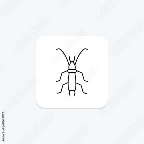 Earwig, vector, pixel perfect, illustrator file