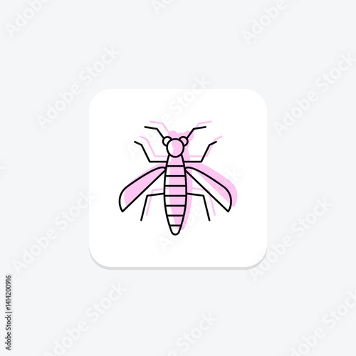 Gnat, vector, pixel perfect, illustrator file