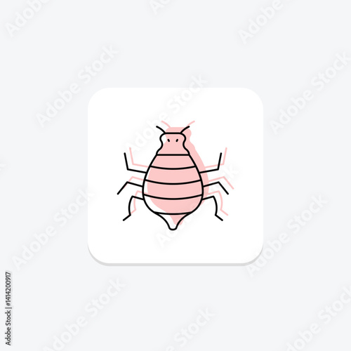 Aphid, vector, pixel perfect, illustrator file