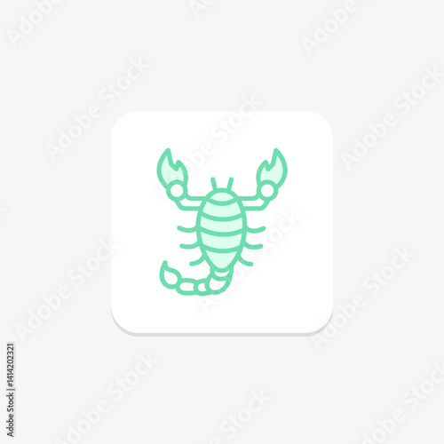 Scorpion, vector, pixel perfect, illustrator file