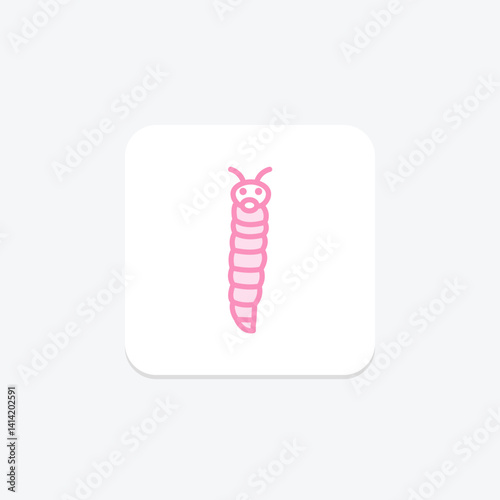 Glowworm, vector, pixel perfect, illustrator file