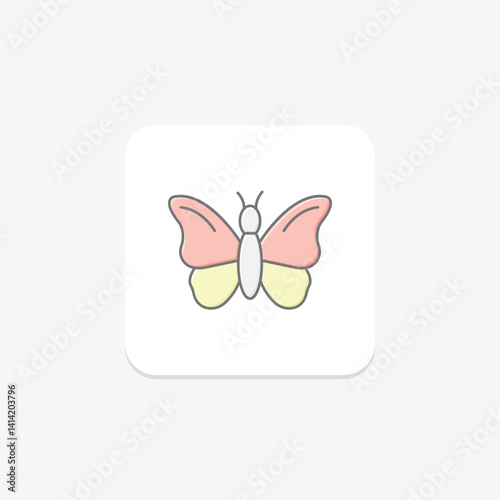 Butterfly, vector, pixel perfect, illustrator file