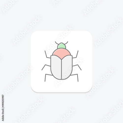 Beetle, vector, pixel perfect, illustrator file
