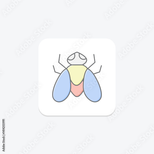 Fly, vector, pixel perfect, illustrator file