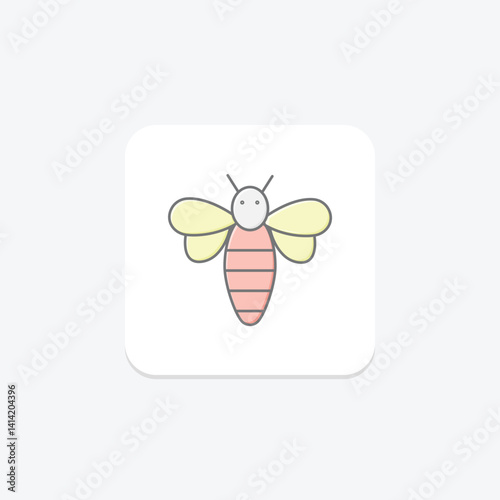 Honeybee, vector, pixel perfect, illustrator file