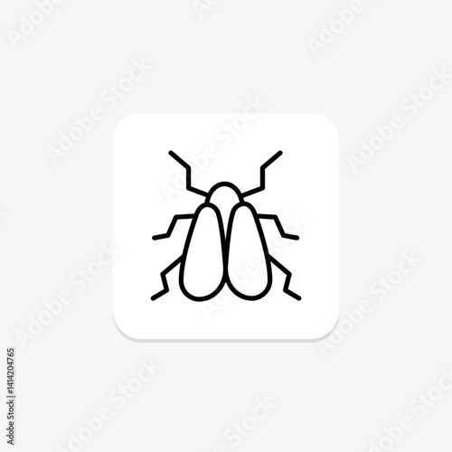Whitefly, vector, pixel perfect, illustrator file