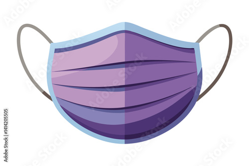 Minimalist Face Mask Design with Soft Pleats