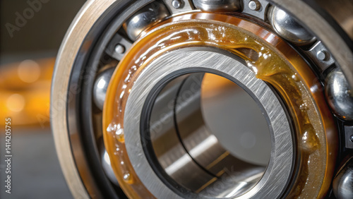 High quality ball bearing showcasing precision engineering lubrication essential for machinery performance in various applications