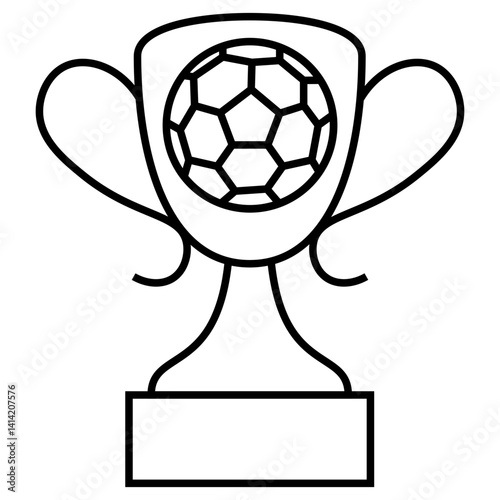 Throphy Soccer Icon