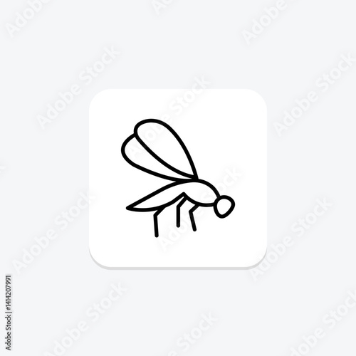 Damselfly, vector, pixel perfect, illustrator file