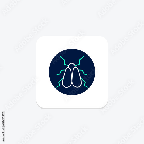 Whitefly, vector, pixel perfect, illustrator file