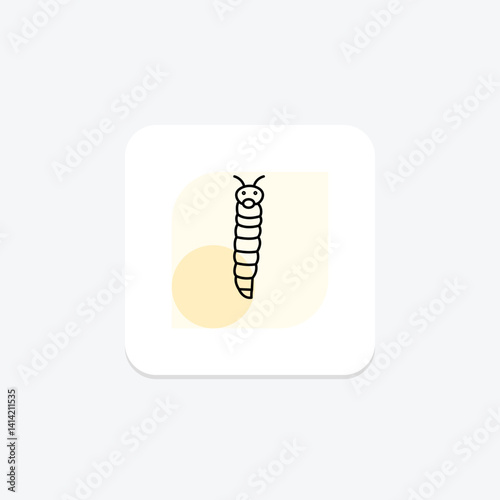 Glowworm, vector, pixel perfect, illustrator file