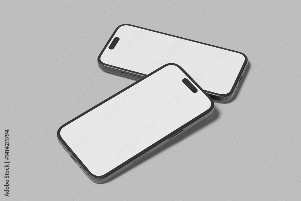 Smartphone Blank Presentation Mockup Smartphone Blank Presentation Mockup