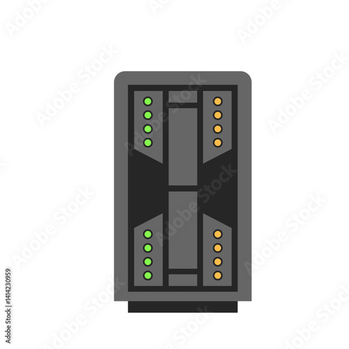 Illustration of a Server Rack