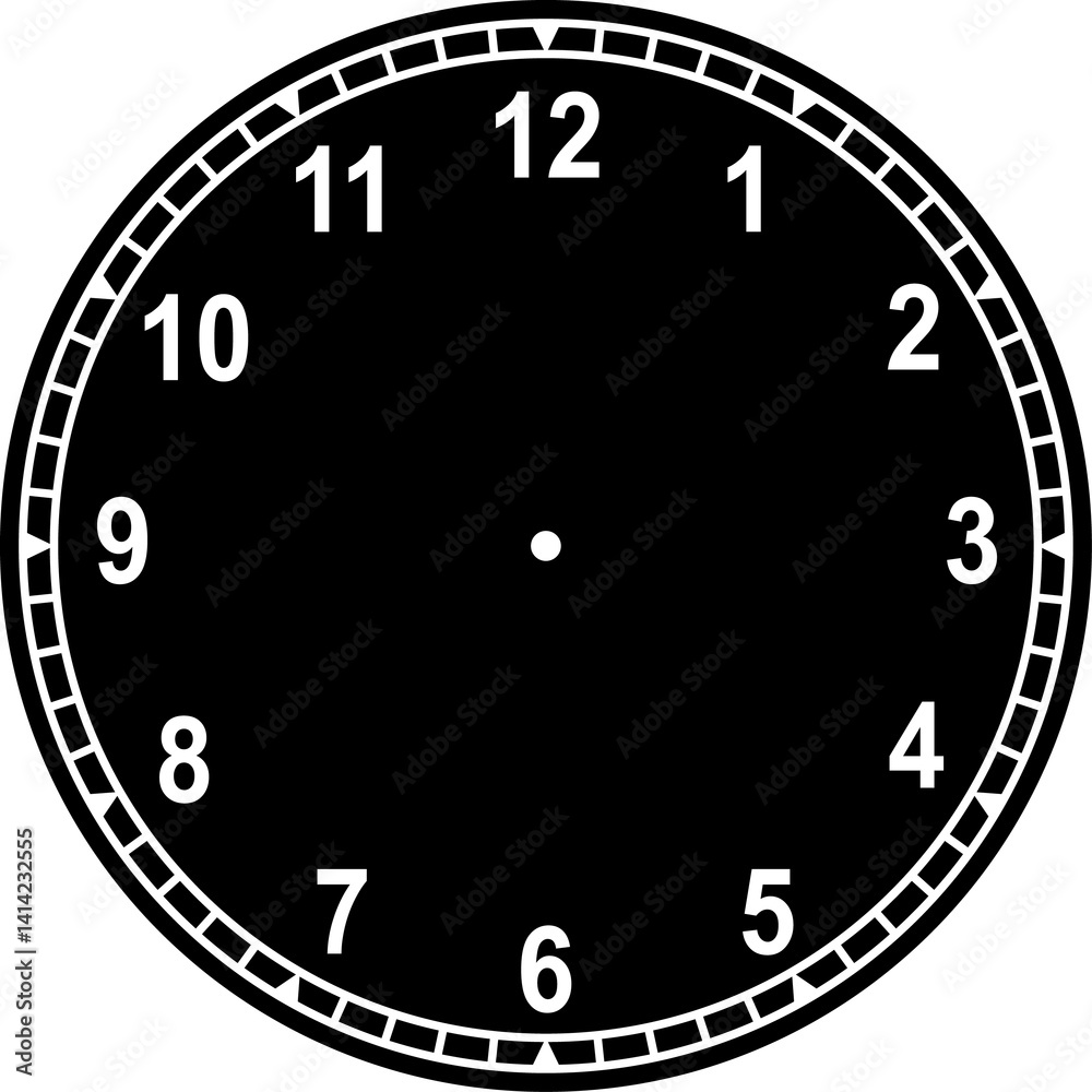 Mechanical clock faces with arabic numerals, bezel. Blank measuring circle scale. Timer or stopwatch. Mechanical clock faces with arabic numerals, bezel. Blank measuring circle scale. Timer or stopwatch.
