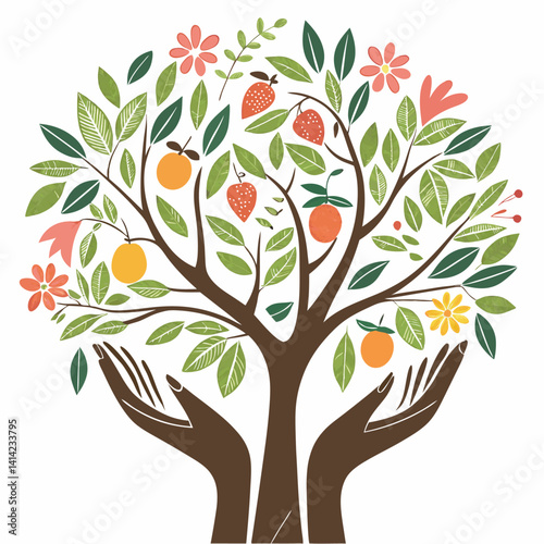tree with flowers