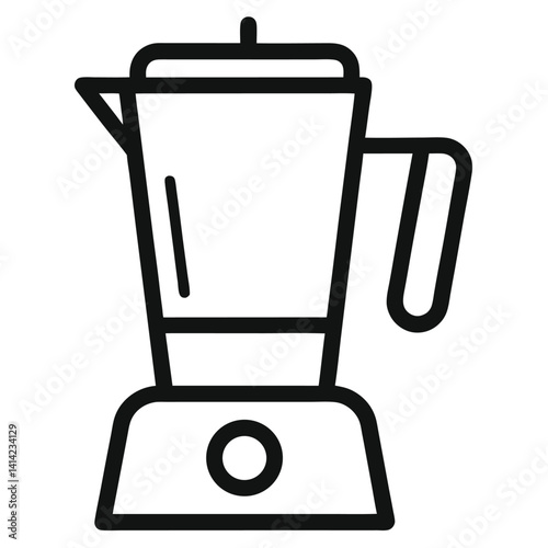 smoothie blender silhouette icon