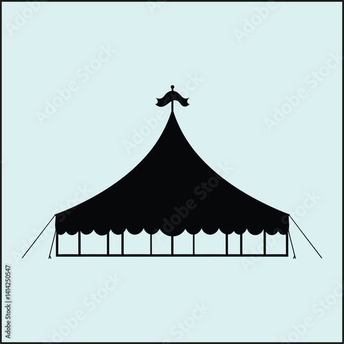 Circus Tent Silhouette, Performance