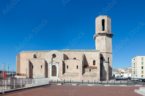 Church Saint Laurent, Marseille, France. Church St Laurent is parish of fishermen and people of sea. Roman-Provincial church was built in 12th century, dedicated to Apollo