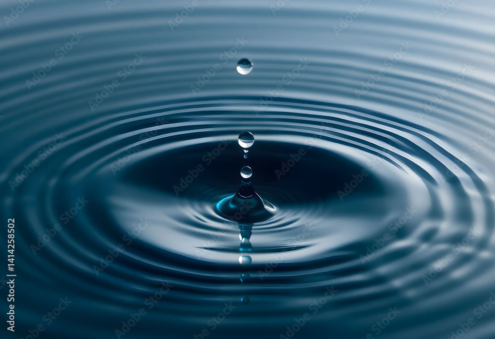 drop of water that is falling into the water drop of water that is falling into the water
