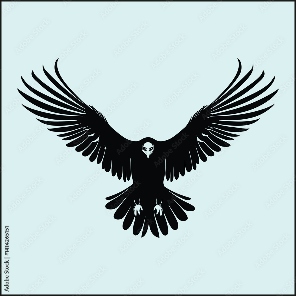 Naklejka premium Condor Silhouette, Wildlife