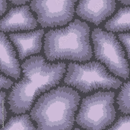 Purple seamless texture resembling salt crystals or coral formations with a soft organic structure.
