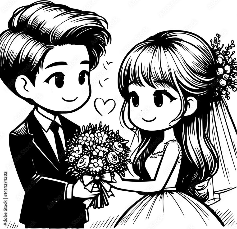 Love Romance Couple Vector Graphics