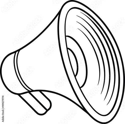 Volume Control Icon Vector | Sound, Audio & Media Settings Line Art