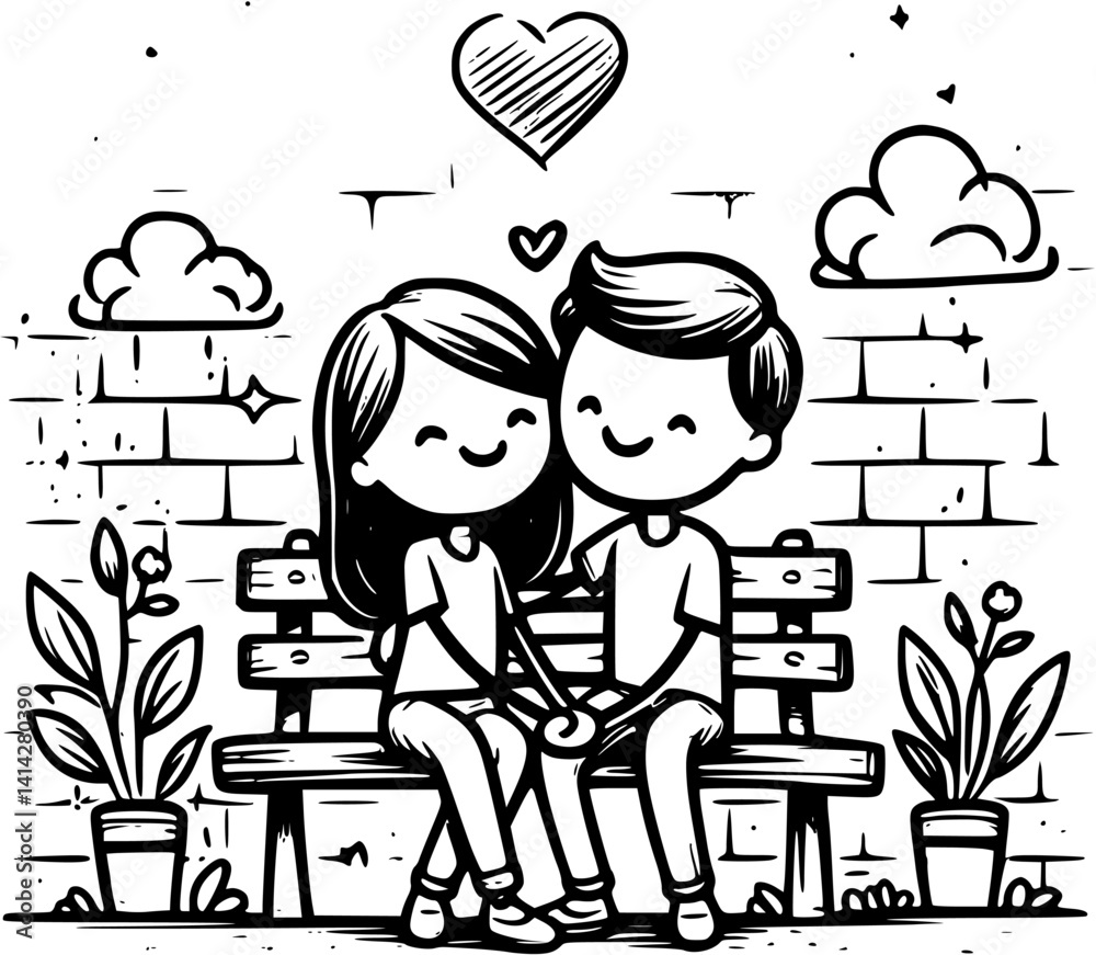 Bridal Veil Romantic Journey Love Letters Vector Graphics