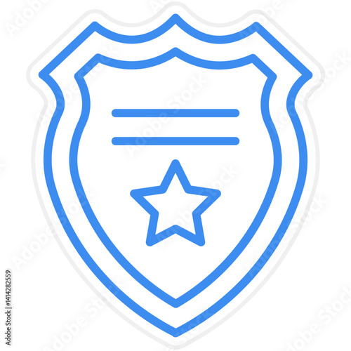 Police Badge icon style