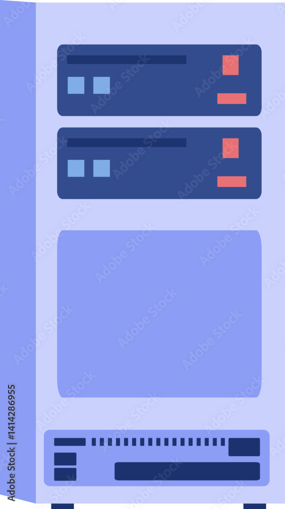 Computer Server Illustration Computer Server Illustration