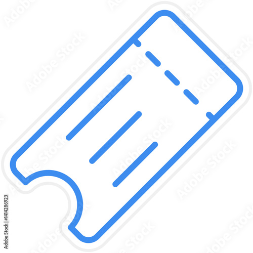 Plane Ticket icon style