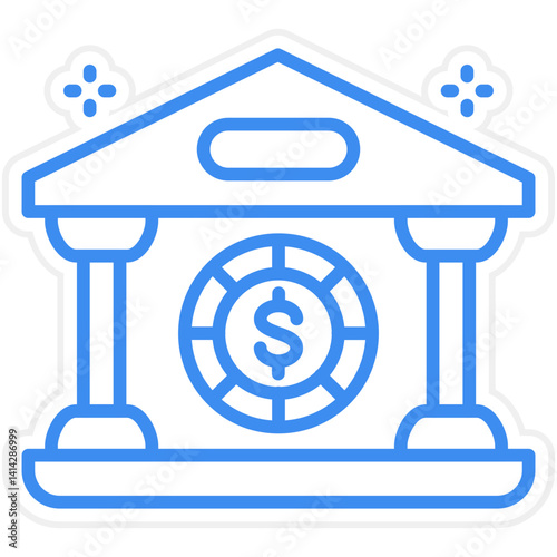 Bank icon style